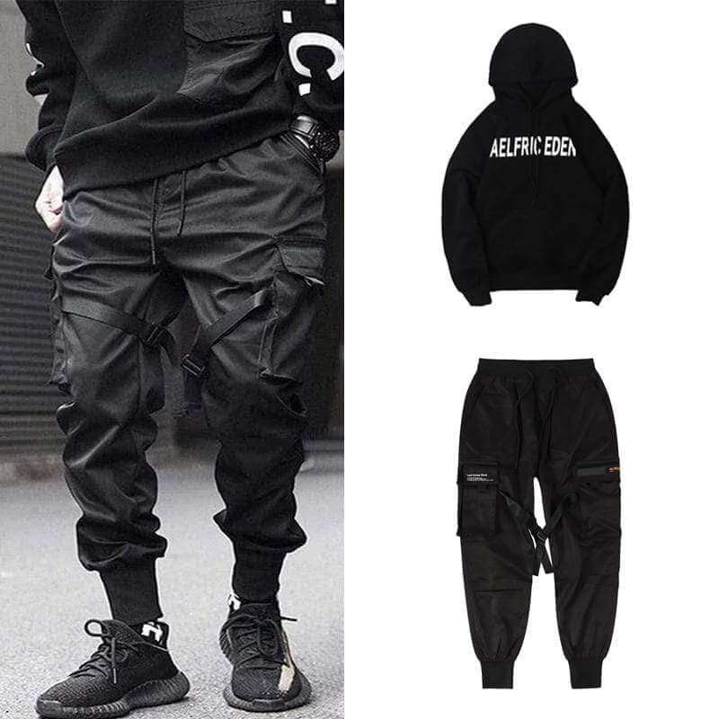 Hip Hop Cargo-Hose Mit Mehreren Taschen