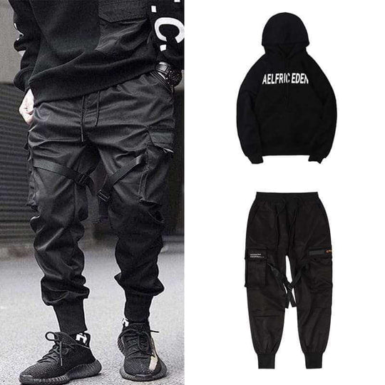 Hip Hop Cargo-Hose Mit Mehreren Taschen