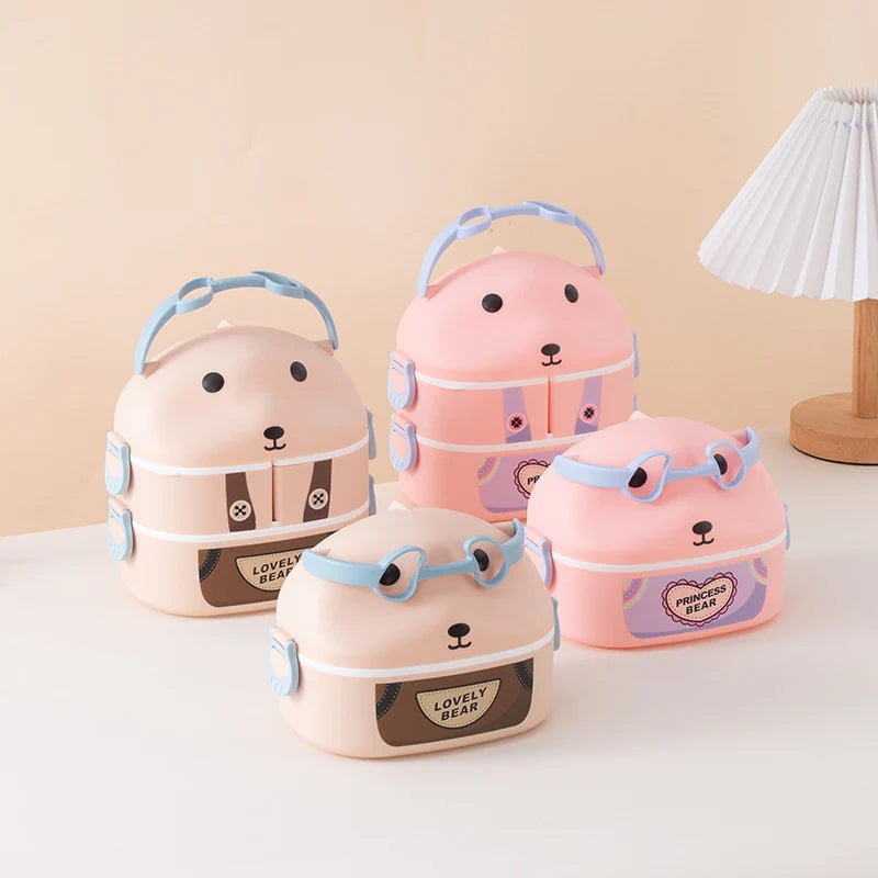 Kinder Lunchbox mit Tiermotiven Tragbar und Praktisch 1