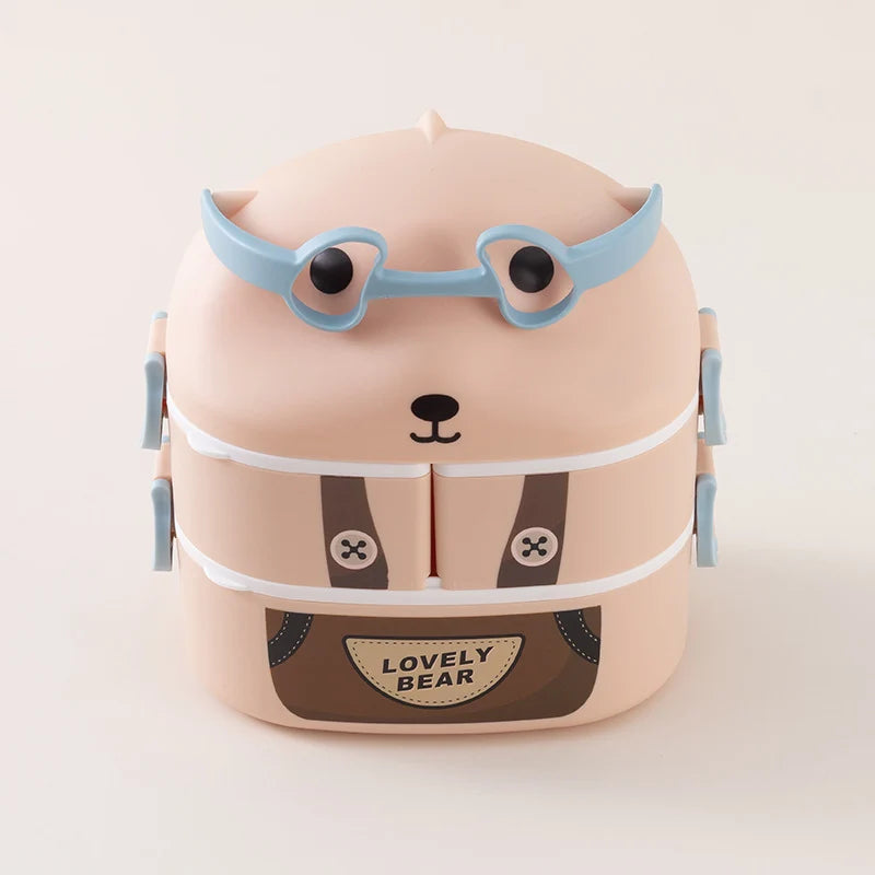 Kinder Lunchbox mit Tiermotiven Tragbar und Praktisch 4