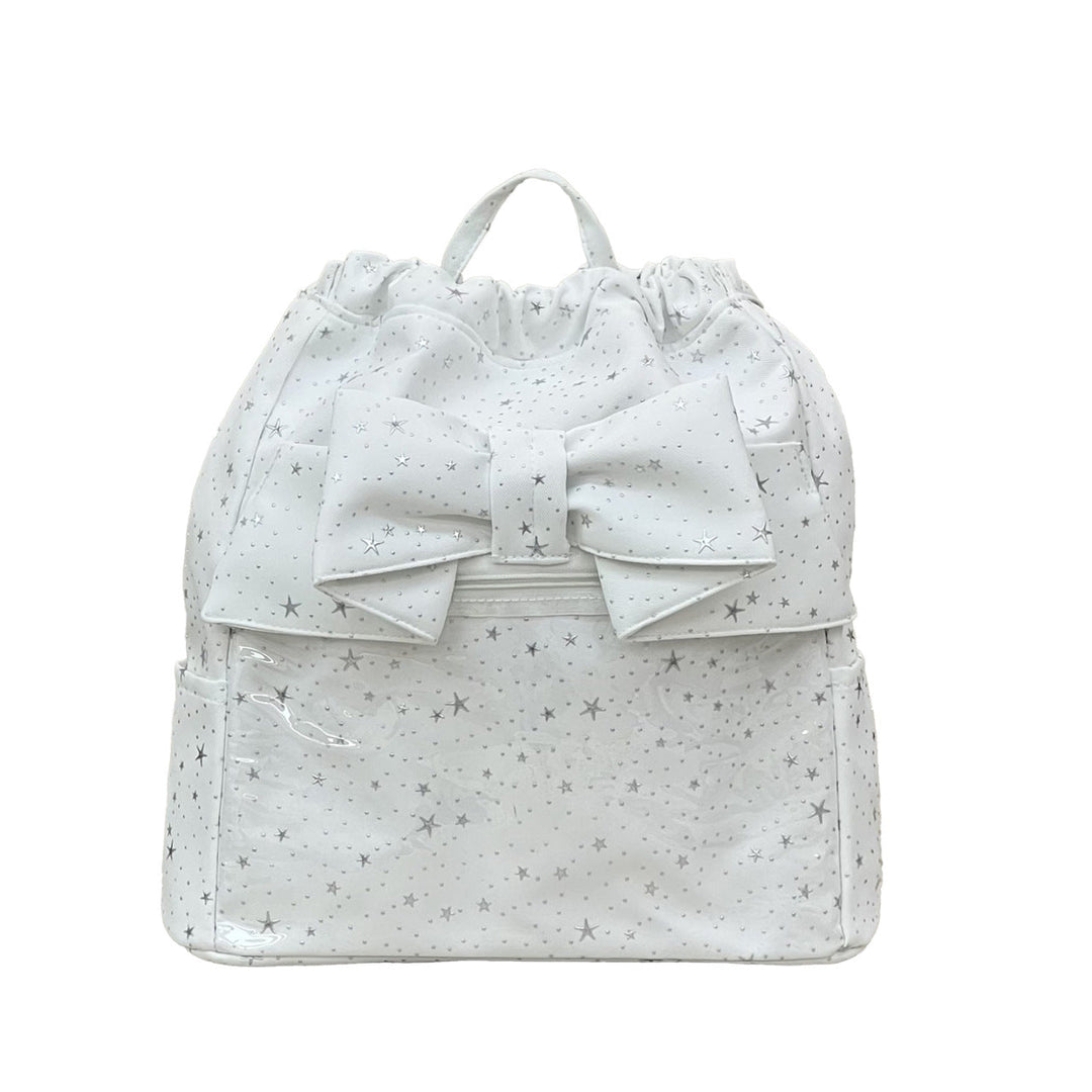 Kinder Rucksack mit Sternenmuster und Schleifendetail 0