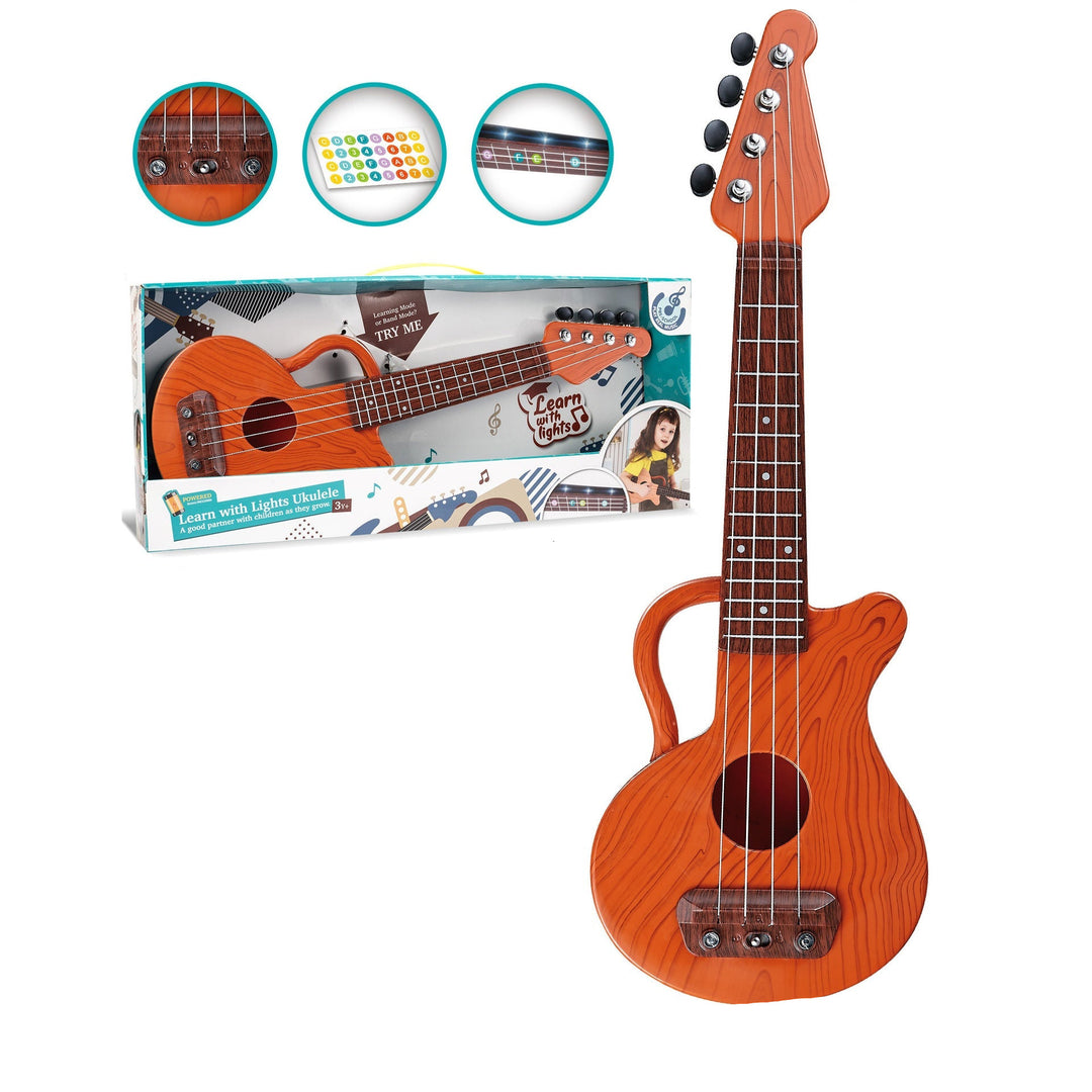 Kinder Ukulele Lerninstrument mit Lichtfunktion 4