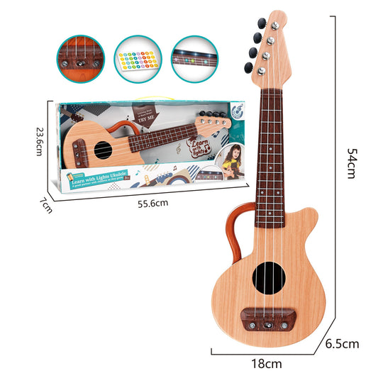 Kinder Ukulele Lerninstrument mit Lichtfunktion 5