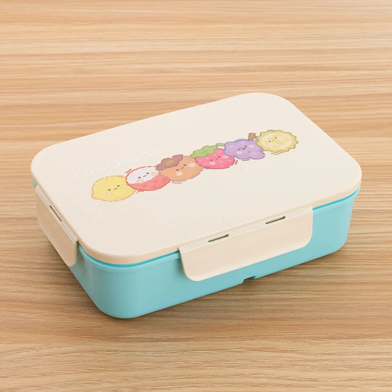 Lunchbox-Set für Kinder und Erwachsene mit Farbenfrohen Illustrationen 5