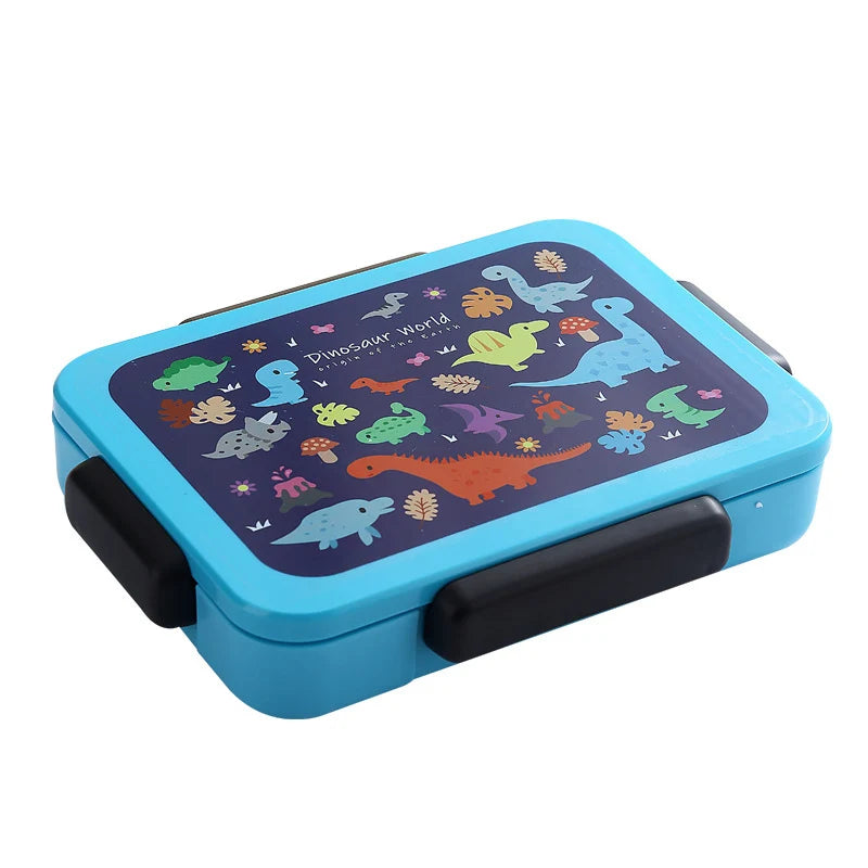 Lunchbox mit Tiermotiven und sicherem Verschluss für Kinder und Erwachsene 5