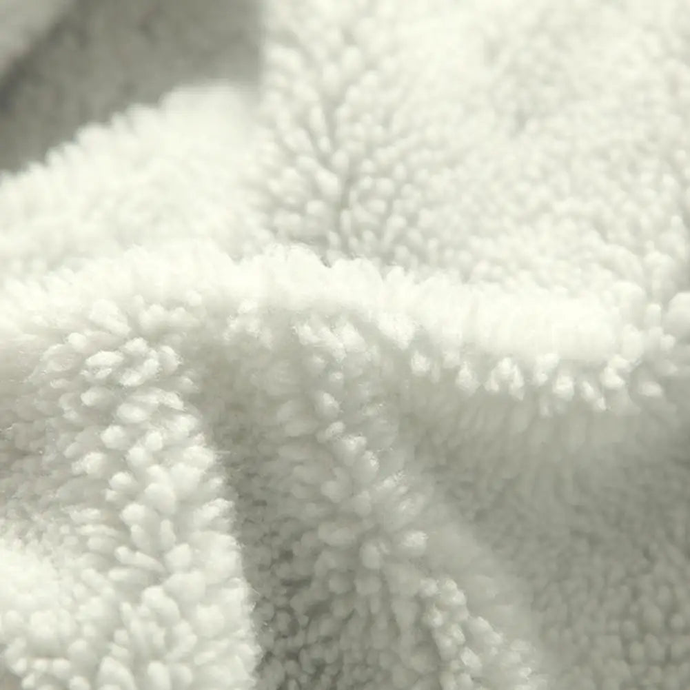 Herrenmantel Lang Denimfleece mit Plüschfutter für Winter Comfort und Stil 6