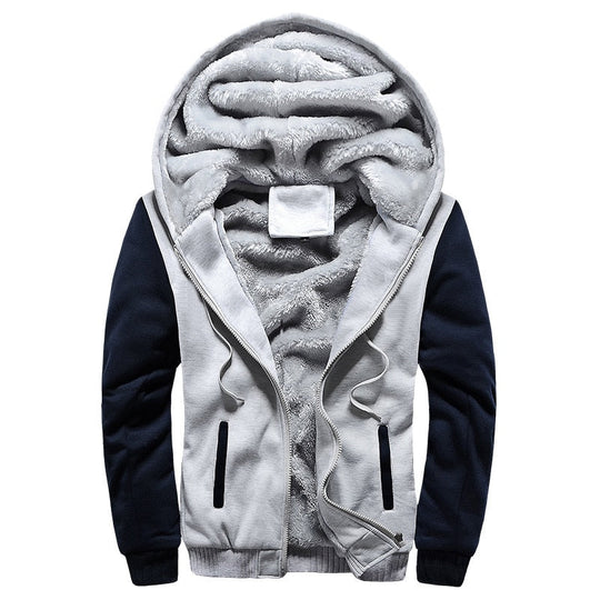 Männer Winter Fleece Jacke
