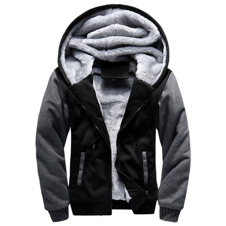 Männer Winter Fleece Jacke