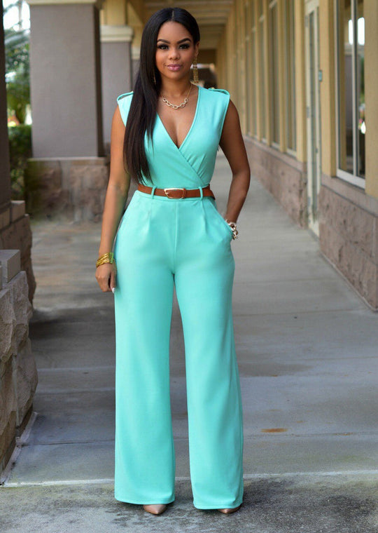Variant image for Damen Jumpsuit Elegant Sommer Polyester Stilvoller Schnitt-36