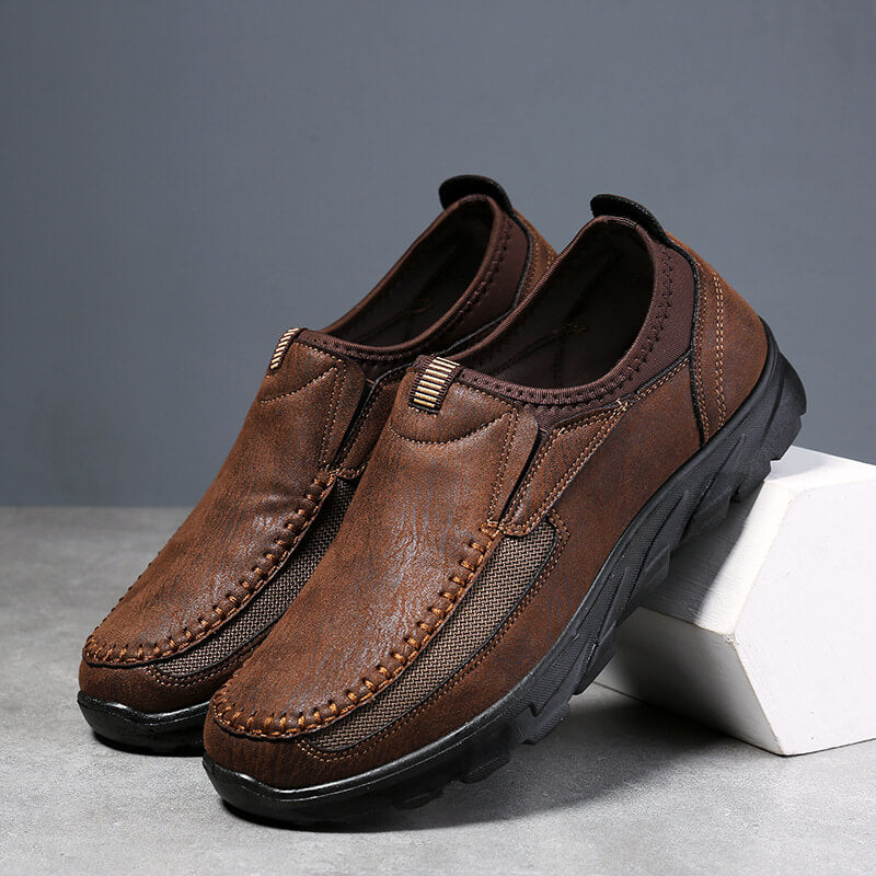 Variant image for Herren Lederschuhe Elegantes Design Bequemes Leder für Alltag und Büro-11
