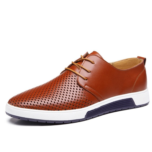 Oxford Leder Freizeitschuhe