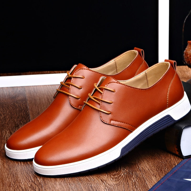 Oxford Leder Freizeitschuhe
