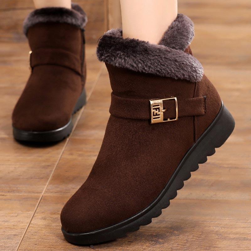 Plüsch-Schneestiefel Für Frauen