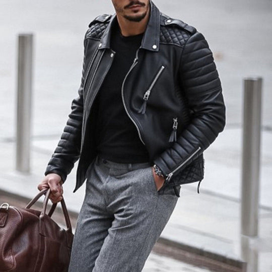 Herrenjacke Elegante Baumwolle Polyester Funktionalität Hochwertige Materialien-4