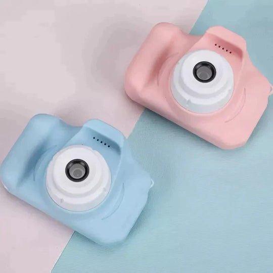 Mini Kamera Blau Retro Design Kompakt 12 MP Vintage Fotografie-1