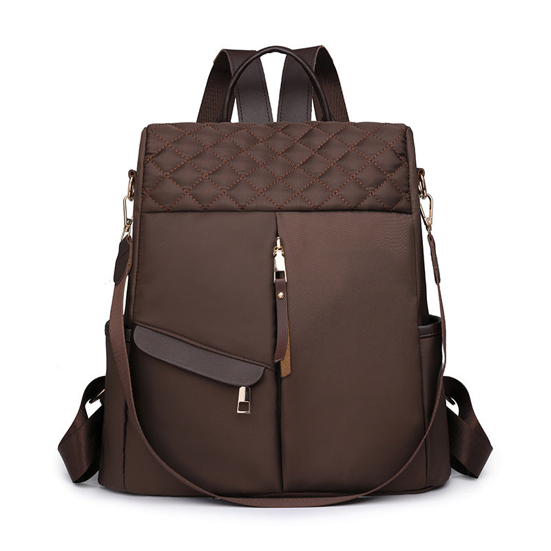 Rucksack Damen Herren Modernes Gestepptes Design für Schule und Freizeit 1