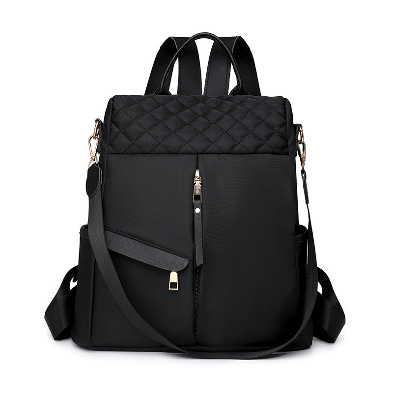 Rucksack Damen Herren Modernes Gestepptes Design für Schule und Freizeit 2
