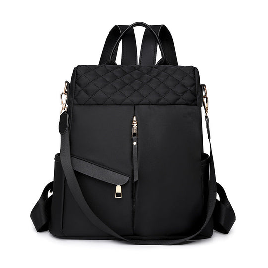 Rucksack Damen Herren Modernes Gestepptes Design für Schule und Freizeit 2
