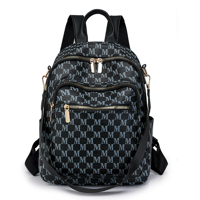 Rucksack Damen Modern Mit Grafischem Muster für Alltag und Freizeit 0