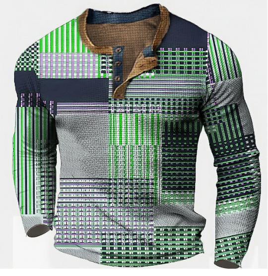 Variant image for Herrenpullover Waffelstruktur Italienisches Design Hochwertige Baumwolle-17