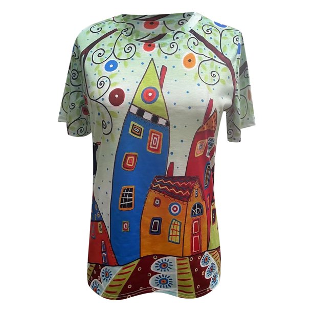 Sommer Frauen T-Shirt