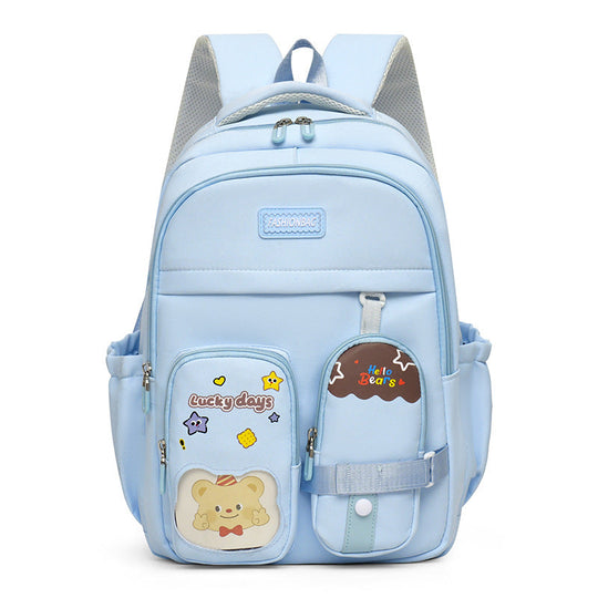 Studentenrucksack mit niedlicher Illustration für Damen und Herren 0