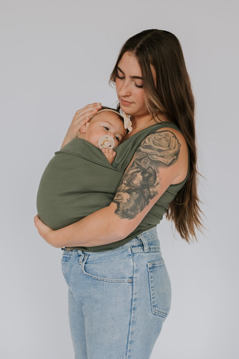 Unisex Babytrage T-Shirt mit Stillfunktion für Bequemen Alltag 3