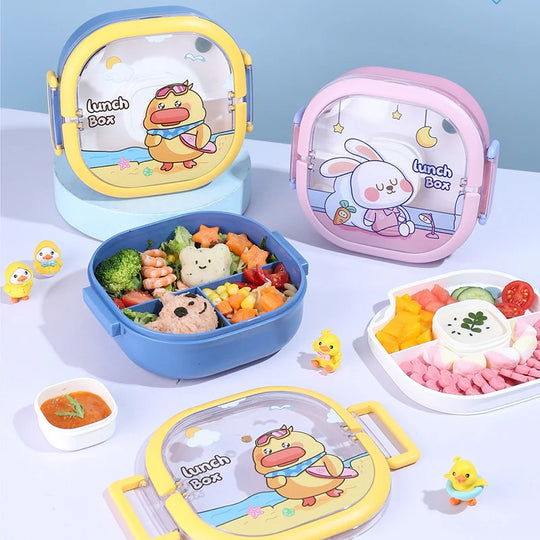 Unisex Bento-Lunchbox Cartoon-Design Verspielt 1