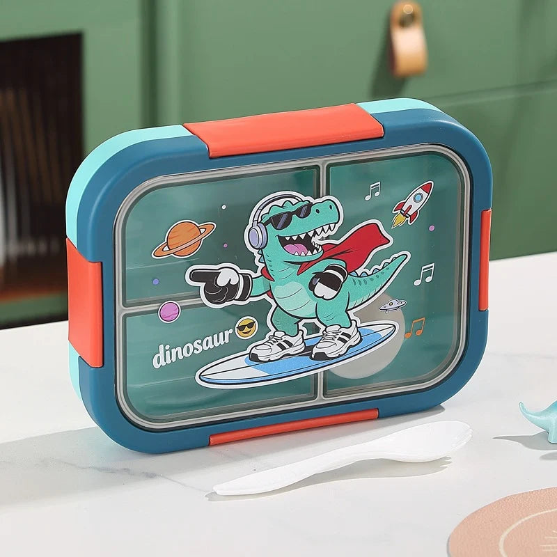 Unisex Bento-Lunchbox mit Sportmotiven und mehreren Fächern 9