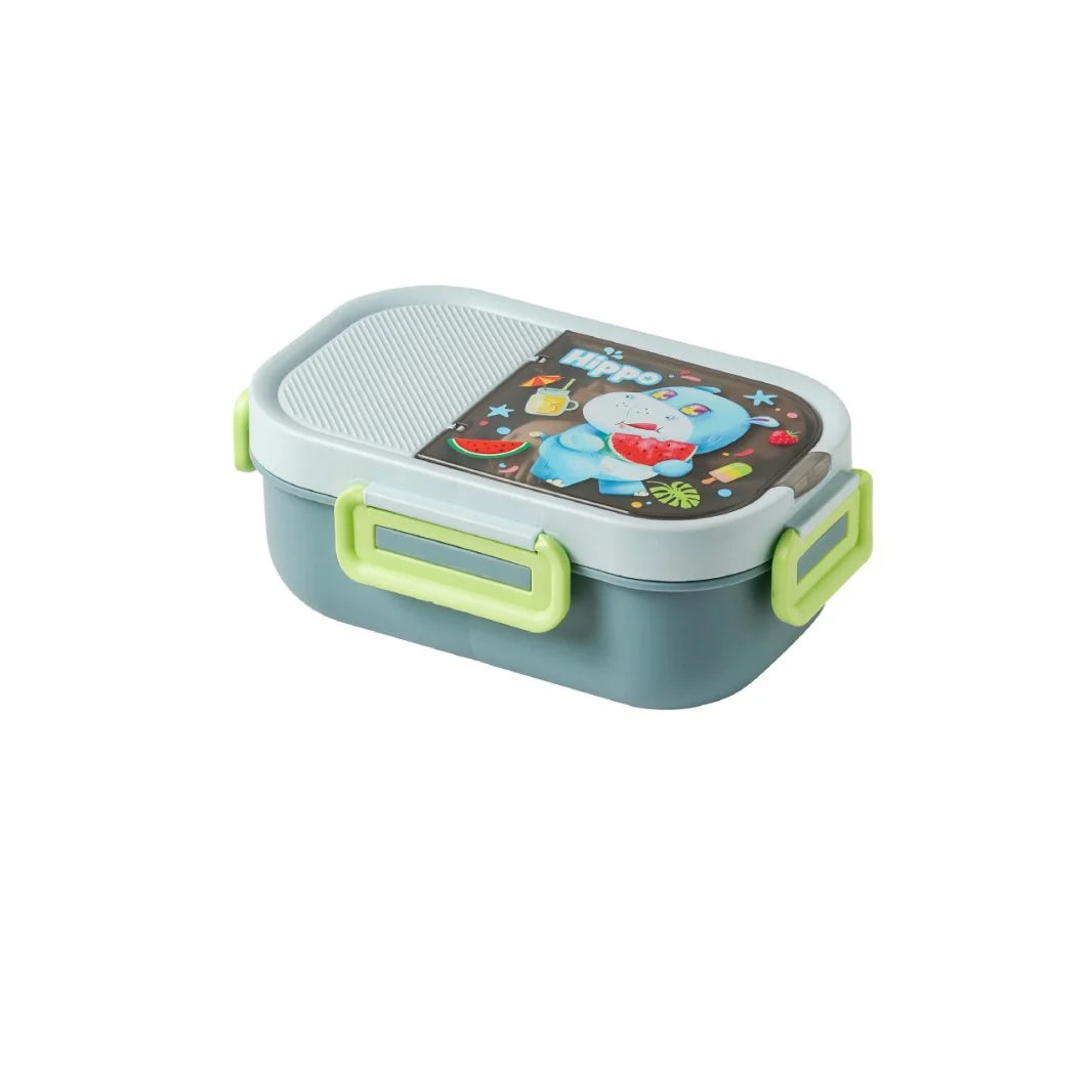 Unisex Bento-Lunchbox mit verspieltem Tierdesign und praktischem Fächerlayout 5