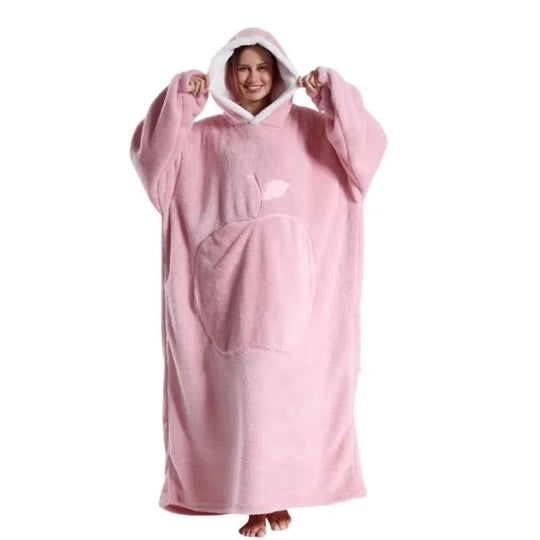 Unisex Fleece Hoodie Übergröße für Komfort und Entspannung 13
