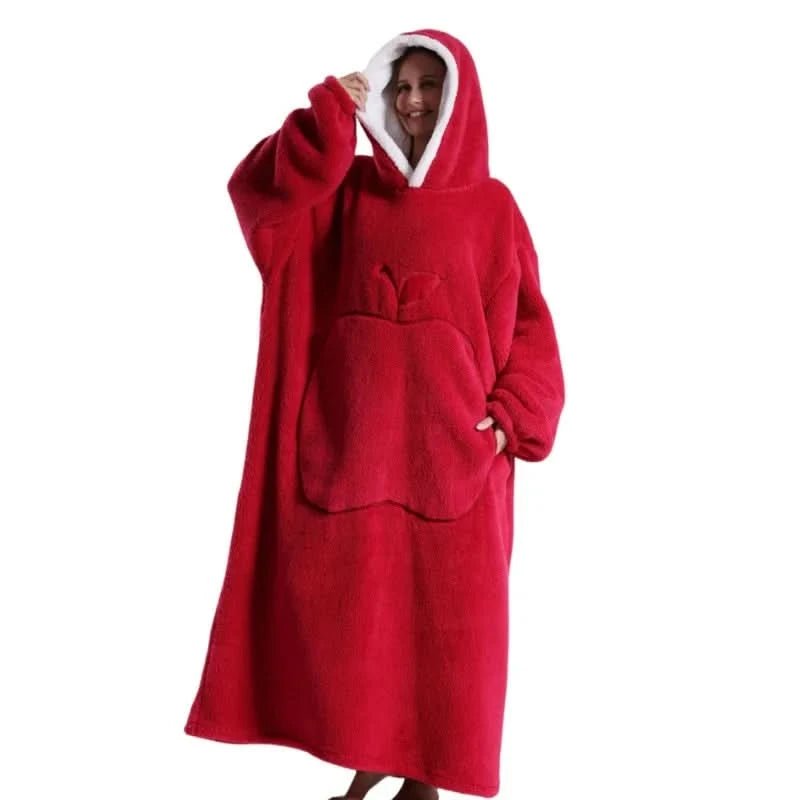 Unisex Fleece Hoodie Übergröße für Komfort und Entspannung 16