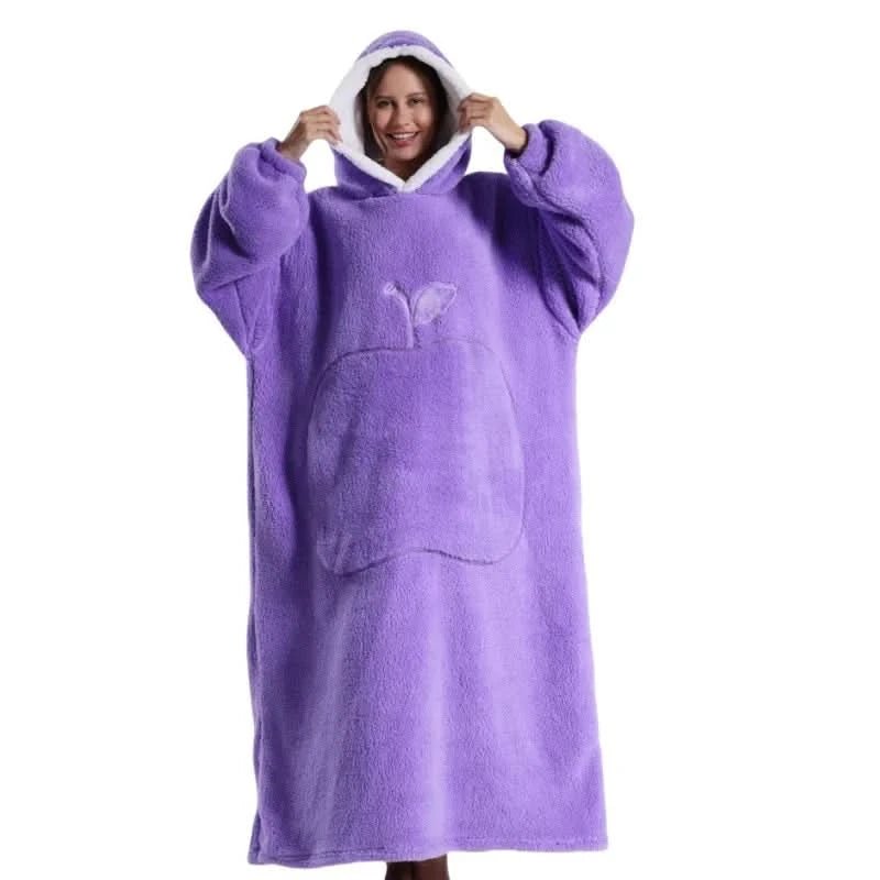 Unisex Fleece Hoodie Übergröße für Komfort und Entspannung 7