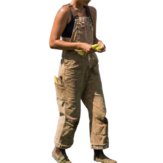 Unisex Gartenhose mit Verstellbaren Trägern und Tiefe Taschen 0
