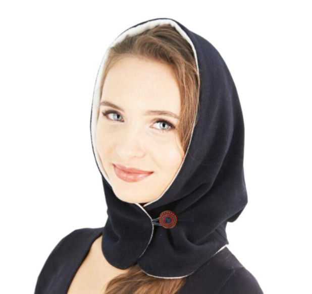 Unisex Kapuzenschal für kalte Wintertage 0