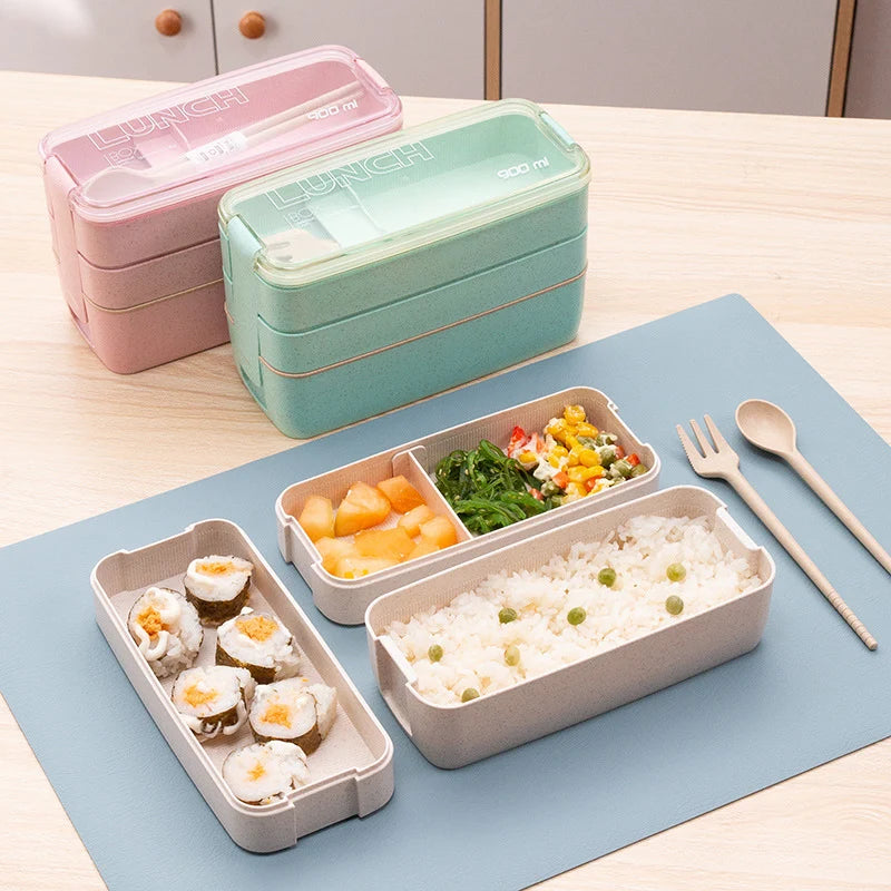 Unisex Lunchbox Kompakt für Essensvorbereitung und unterwegs 2