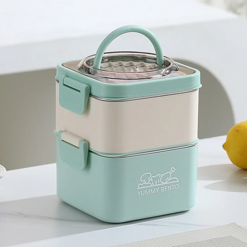 Unisex Lunchbox mit mehreren Fächern und praktischem Design 10