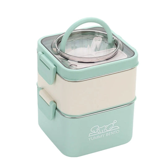 Unisex Lunchbox mit mehreren Fächern und praktischem Design 5