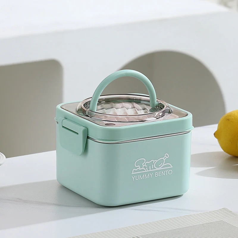Unisex Lunchbox mit mehreren Fächern und praktischem Design 7