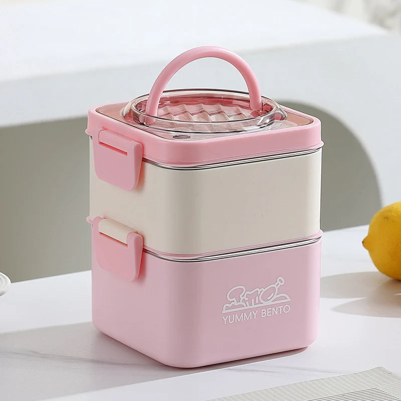 Unisex Lunchbox mit mehreren Fächern und praktischem Design 8