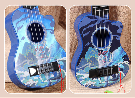 Unisex Mini Akustik-Ukulele Kompakt und Tragbar 2