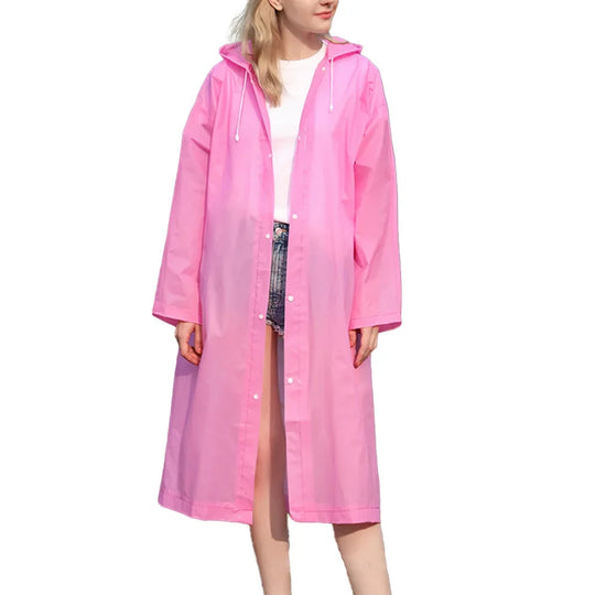 Unisex Regenmantel Faltbar EVA für Outdoor-Aktivitäten 145*68CM 6