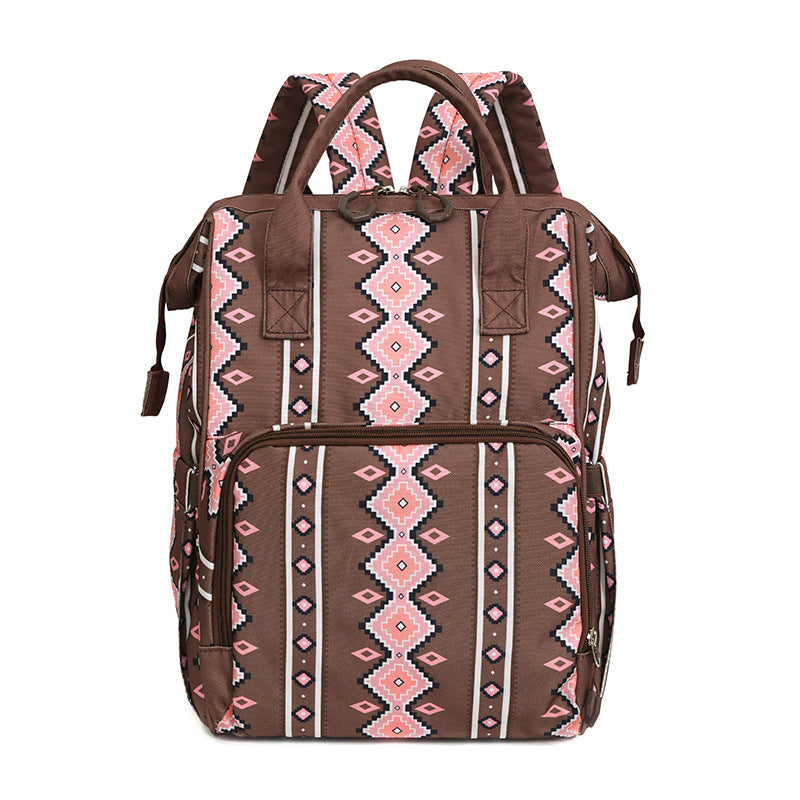 Unisex Reiserucksack mit geometrischem Muster 0