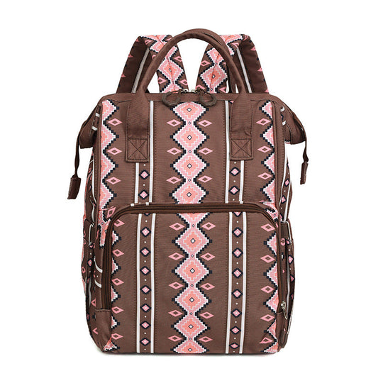 Unisex Reiserucksack mit geometrischem Muster 0