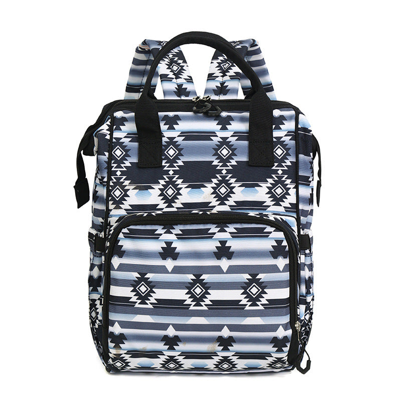Unisex Reiserucksack mit geometrischem Muster 4