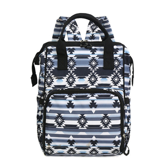 Unisex Reiserucksack mit geometrischem Muster 4