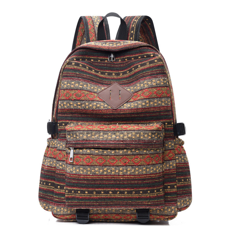 Unisex Rucksack Bohemian Stil Vielseitig für Schule und Freizeit 3