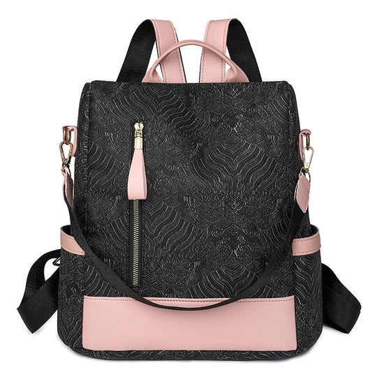 Unisex Rucksack Strukturierter Look Funktional 0