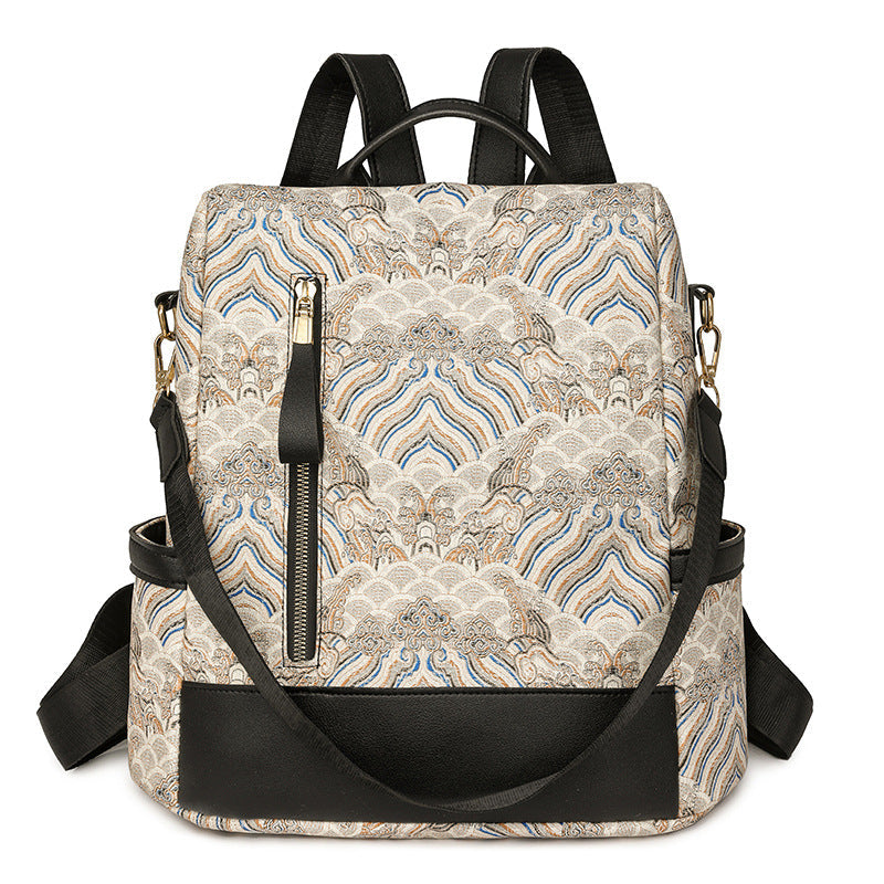 Unisex Rucksack Strukturierter Look Funktional 3