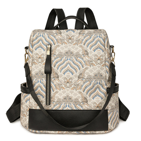 Unisex Rucksack Strukturierter Look Funktional 3